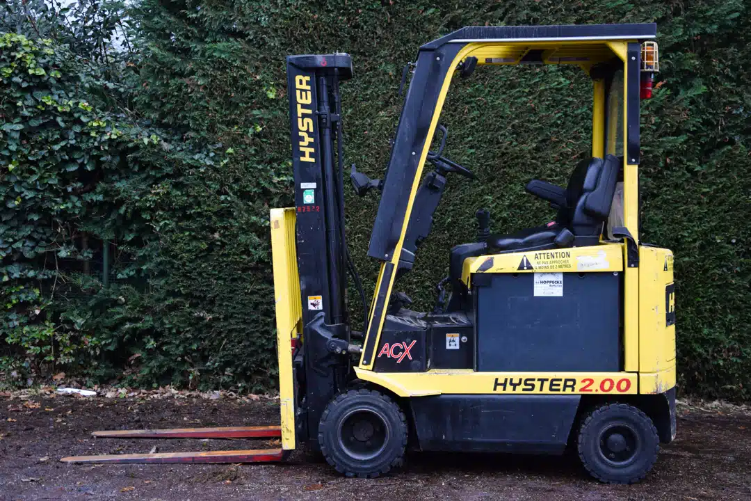 Deze HYSTER heftruck heeft slechts 1971 werkuren en is klaar voor gebruik.