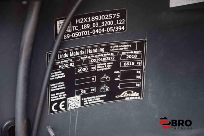 2018 Linde H50D-02 Container - Afbeelding 15