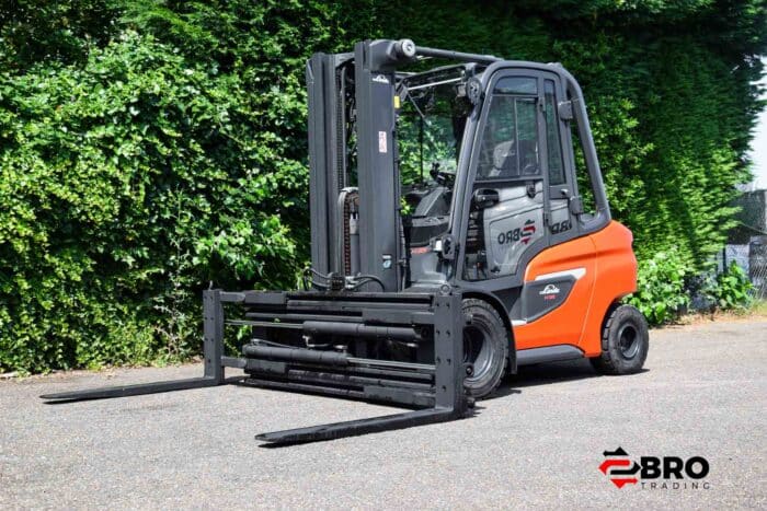 Linde H35D-01 1202 Triplex Dubbele wielen!