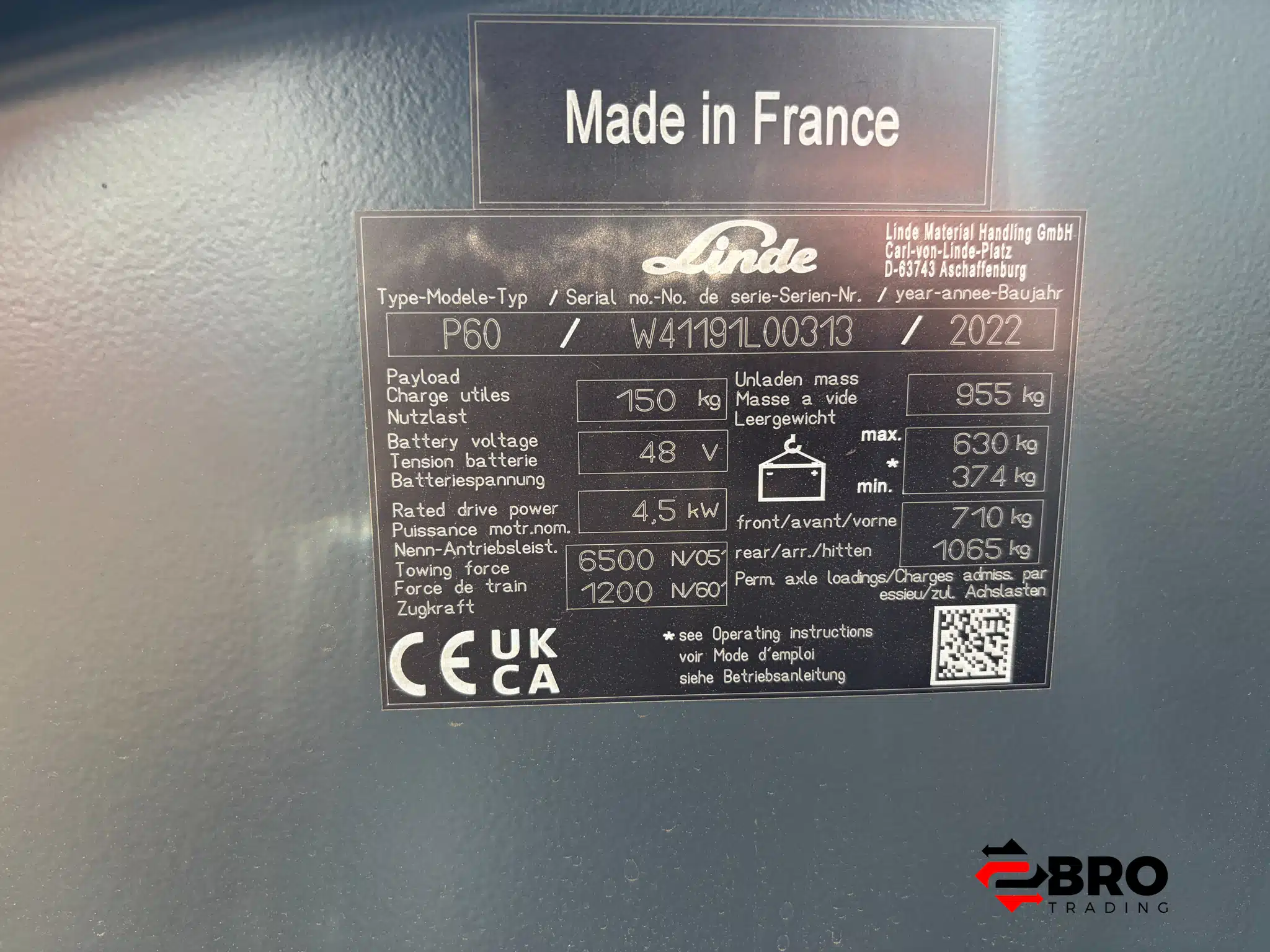 Linde P60 Electric Tractor - Figure 4