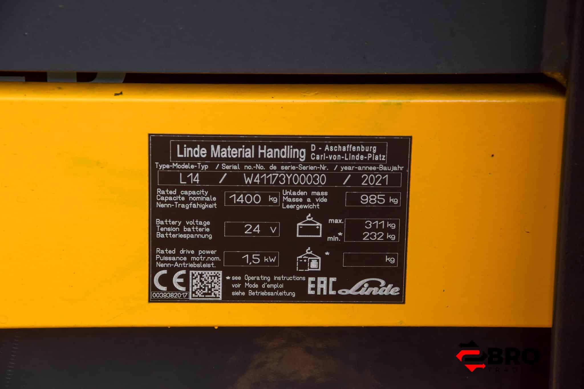 Linde L14i (2021) - Afbeelding 7
